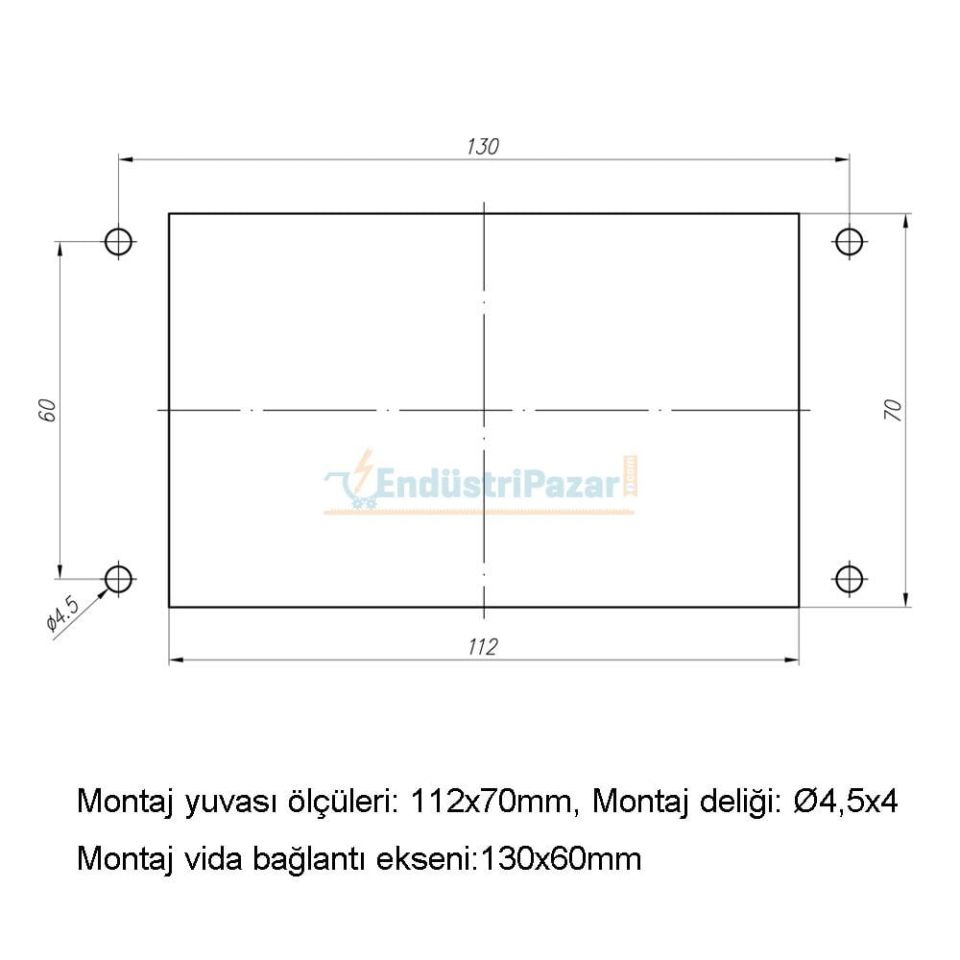 48*16A Makine Prizi IP65 403060S METE ENERJİ