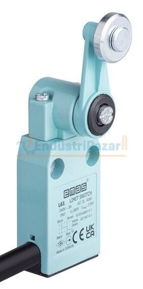 Metal Gövde 18mm Metal Kollu Makara Ani Hareketli 1NO+1NC Sınır Şalter L61K13MEM121 EMAS