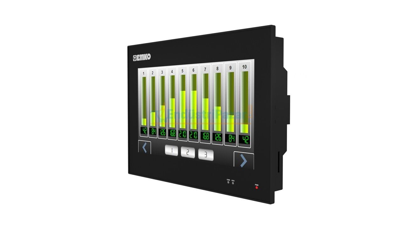 Proop.Black-10C 10.1`` TFT Dokunmatik Operatör Paneli Black Control Serisi EMKO