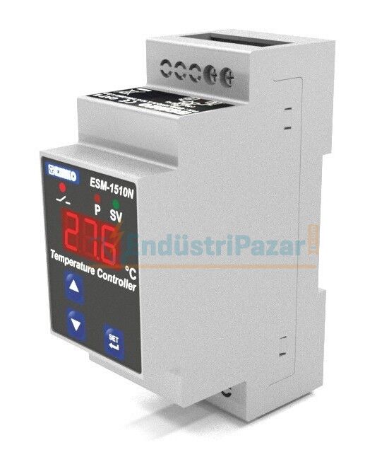ESM-1510-N.5.12.0.1/00/00/2.1.0.0 Ray Montaj On-Off Sıcaklık Kontrol Cihazı EMKO