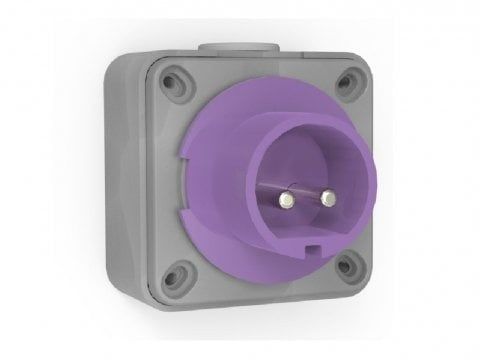 2*16A 24V DÜZ DUVAR FİŞİ CEE NORM 2P IP67 BC1-1102-7210 BEMİS