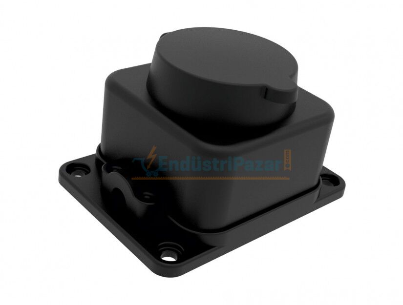 1*16A Monofaze Kauçuk Duvar Prizi IP54 BK1-1402-3511 BEMİS