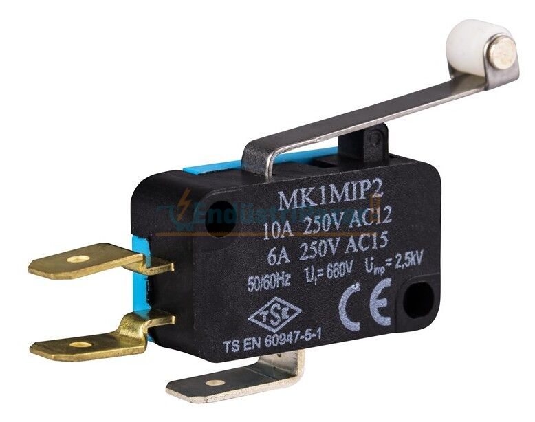 Uzun Kollu Makaralı 1CO Mikro Switch MK1MIP2 EMAS