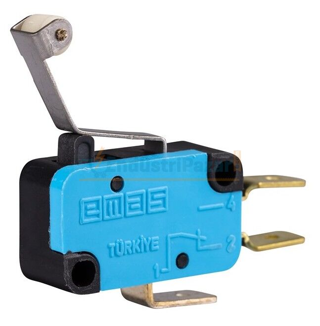 Açılı Kollu Makaralı 1CO Mikro Switch MK1MIP3 EMAS