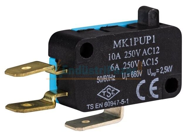 İnce Pimli 1CO Mikro Switch MK1PUP1 EMAS