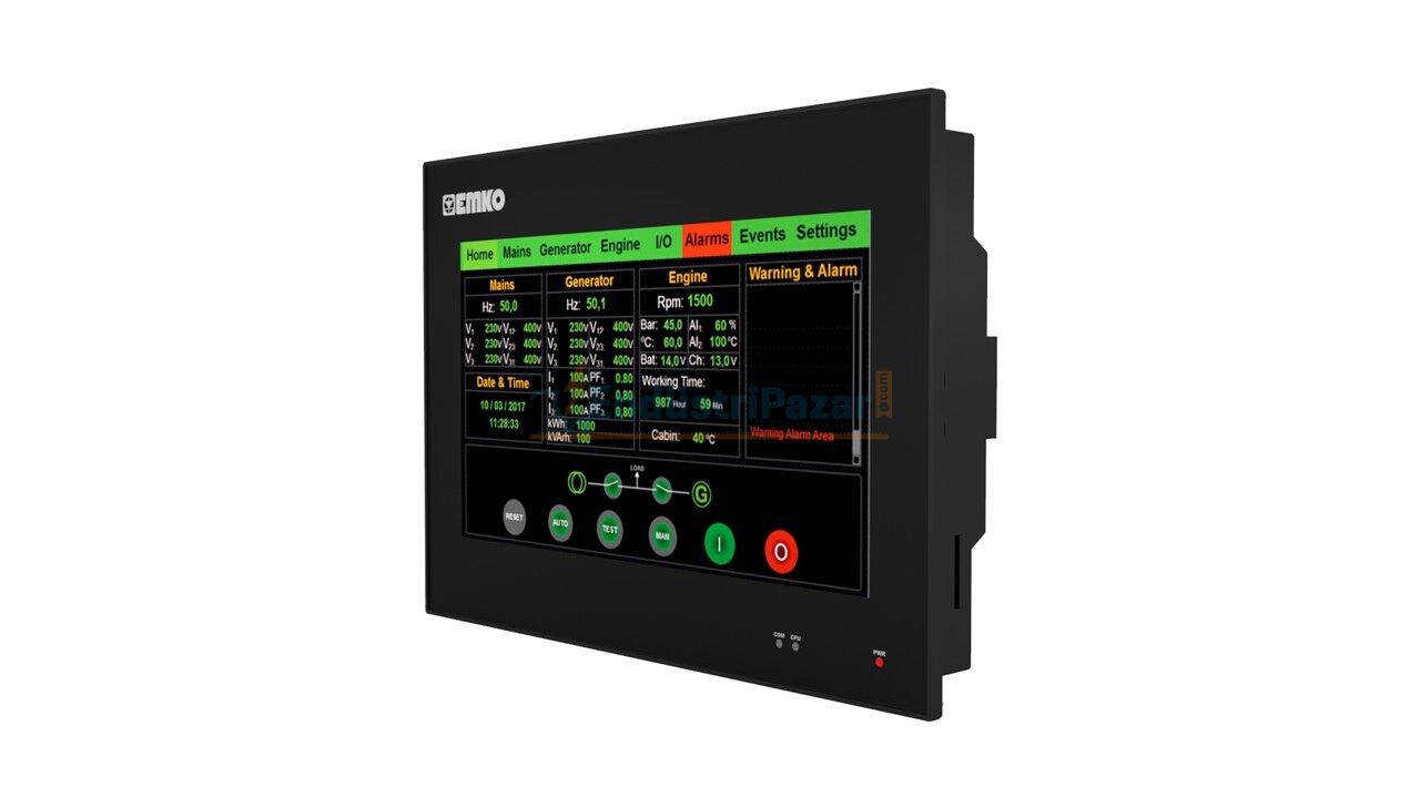 Proop.Black-10P.E2.D5.D4.AC.AC 10.1`` TFT Dokunmatik Operatör Paneli Black Process Serisi EMKO