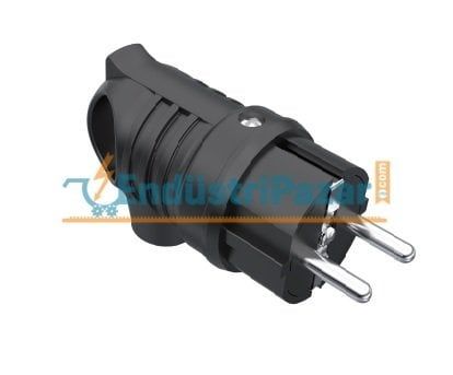 1*16A KAUÇUK MONOFAZE KULPLU EĞİK FİŞ IP44 BEMİS BK1-1402-2021