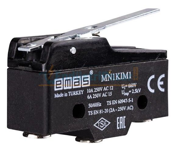 Metal Kısa Kollu 1CO Mini Switch MN1KIM1 EMAS