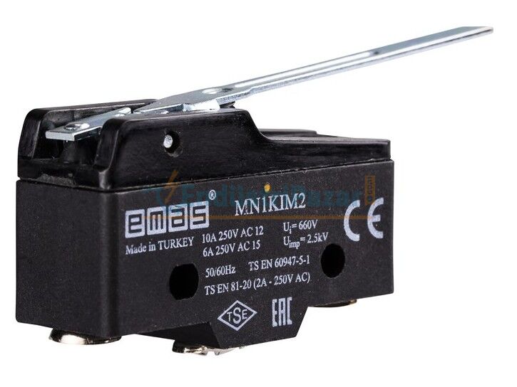 Metal Uzun Kollu 1CO Mini Switch MN1KIM2 EMAS