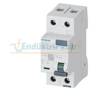 Kaçak Akım Koruma Rölesi, 2 Kutup, Tip SELEKTİF A, 80A, 300mA, 230VAC 5SV3617-8 SİEMENS