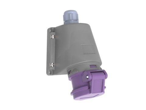 3*16A 24V EĞİK DUVAR PRİZİ CEE NORM 2P+E IP67 BC1-1103-7535 BEMİS