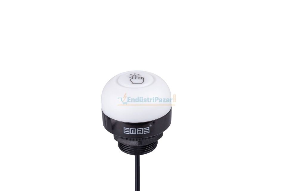 SCB30MP7NC1 30mm 10-30VDC NPN NO Dokunmatik Buton EMAS