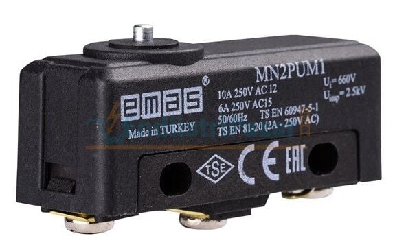 İnce Pimli 1CO Mini Switch MN2PUM1 EMAS