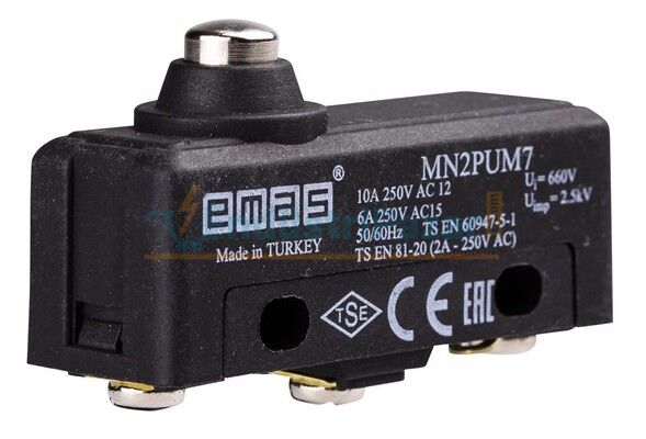 Kalın Pimli 1CO Mini Switch MN2PUM7 EMAS