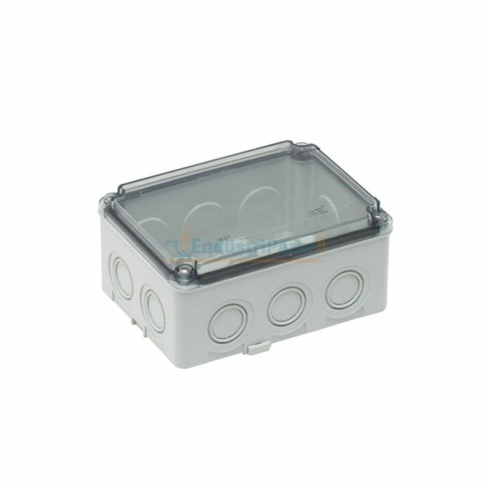 110*150*70mm Termoplastik Buat (Şeffaf Kapak) IP67 40201507 METE ENERJİ