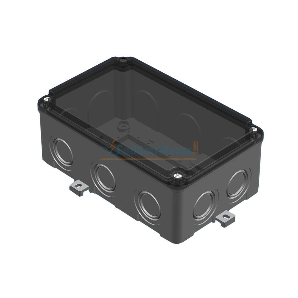 110*180*70mm Termoplastik Buat (Şeffaf Kapak) IP67 40201707 METE ENERJİ