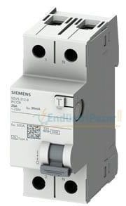 40A 30mA Monofaze (Faz+Nötr) Kaçak Akım Koruma Rölesi 5SV5314-6 SİEMENS