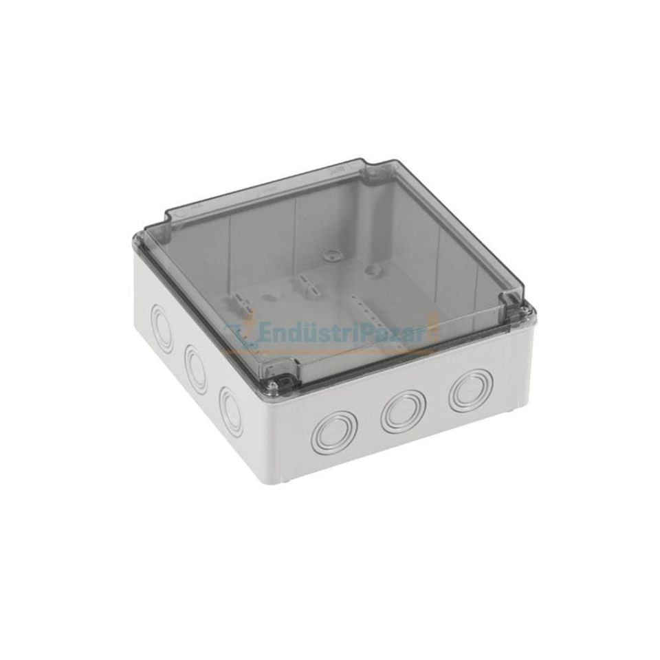 210*210*90mm Termoplastik Buat (Şeffaf Kapak) IP67 40205007 METE ENERJİ