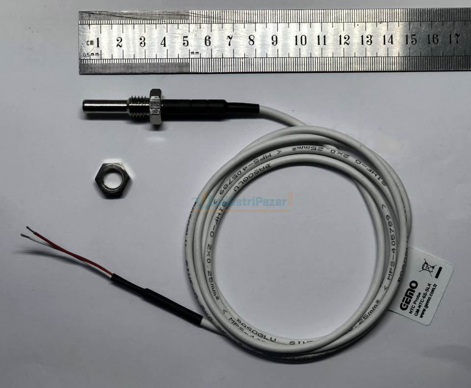 NTC Sensör GM-NTC-6S-SLK (1/4'' Rekorlu) GEMO