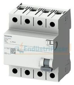 63A 30mA Trifaze (3 Faz+Nötr) Kaçak Akım Koruma Rölesi 5SV5346-6 SİEMENS
