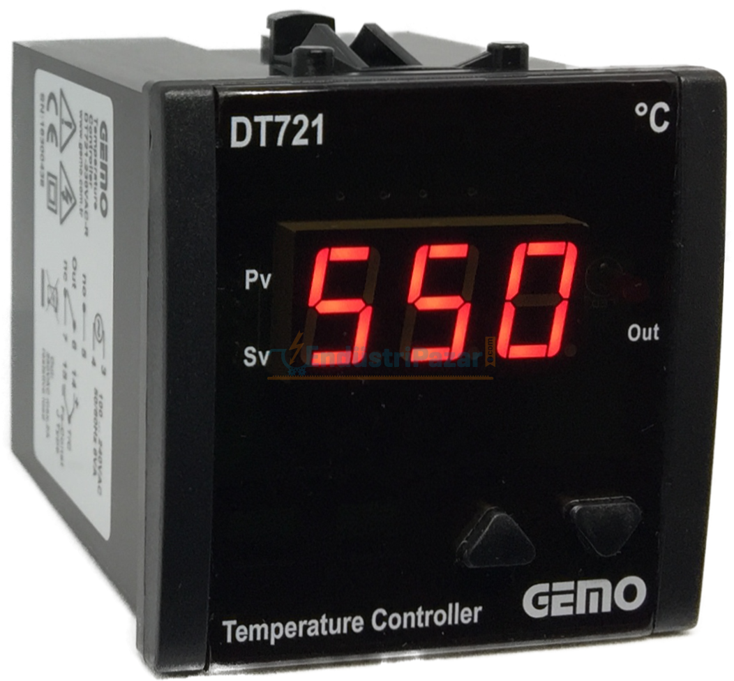 DT721-230VAC-R On/Off Sıcaklık Kontrol Cihazı GEMO