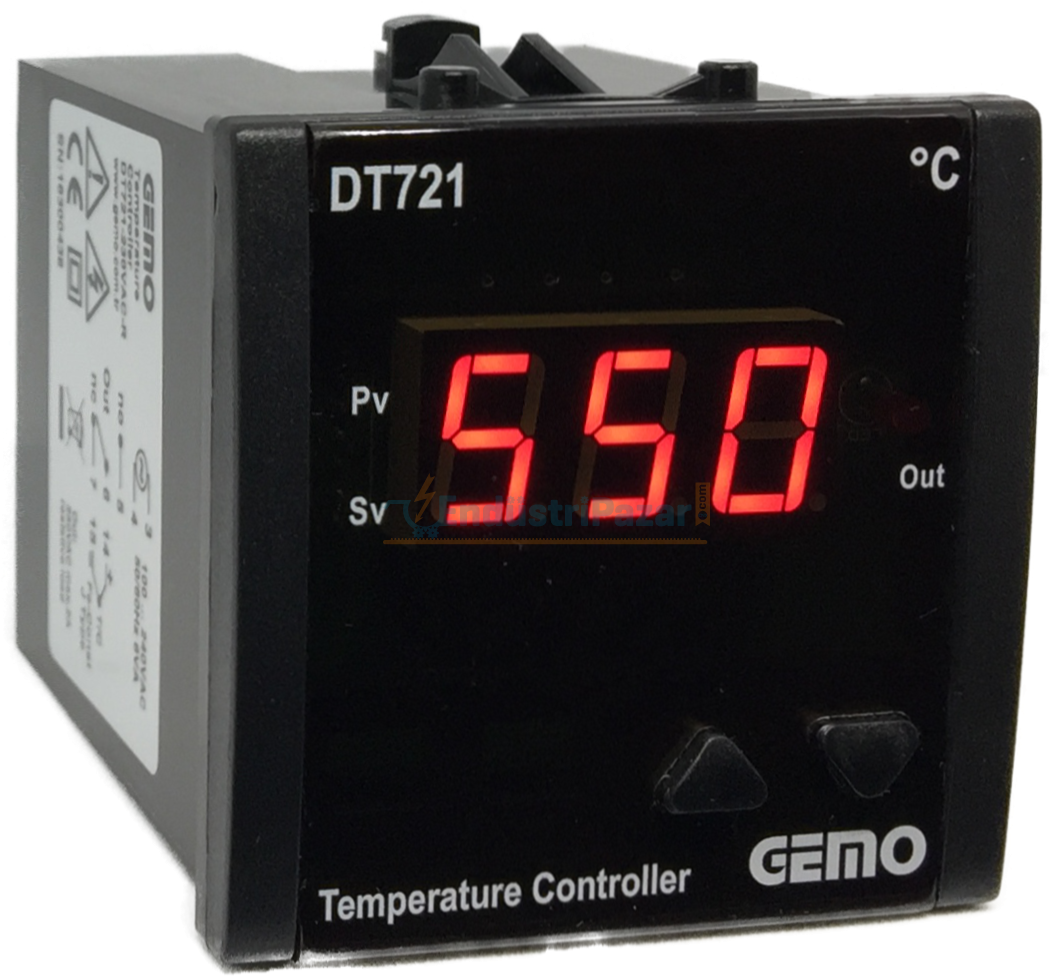 DT721-230VAC-R On/Off Sıcaklık Kontrol Cihazı GEMO