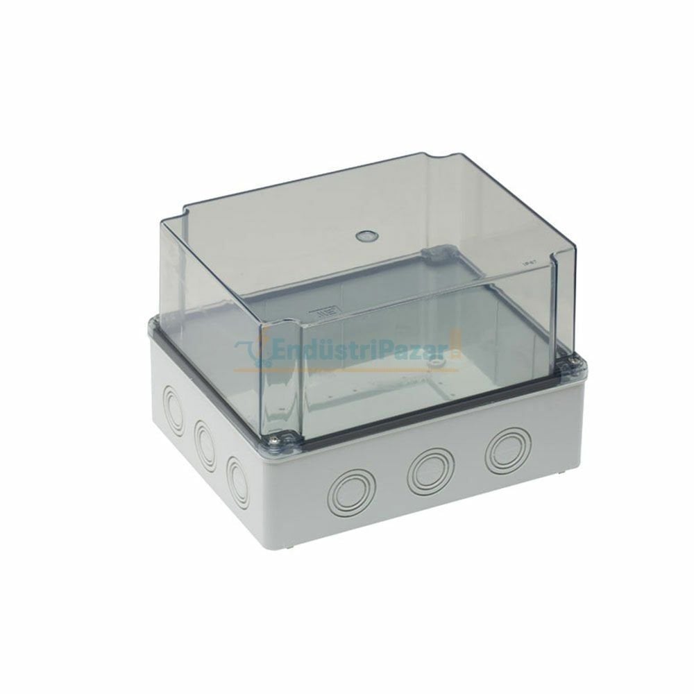 190*240*160mm Termoplastik Buat (Derin Şeffaf Kapak) IP67 40208207 METE ENERJİ