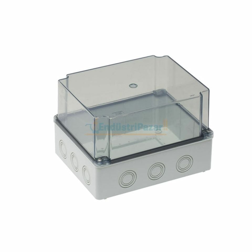 190*240*160mm Termoplastik Buat (Derin Şeffaf Kapak) IP67 40208207 METE ENERJİ