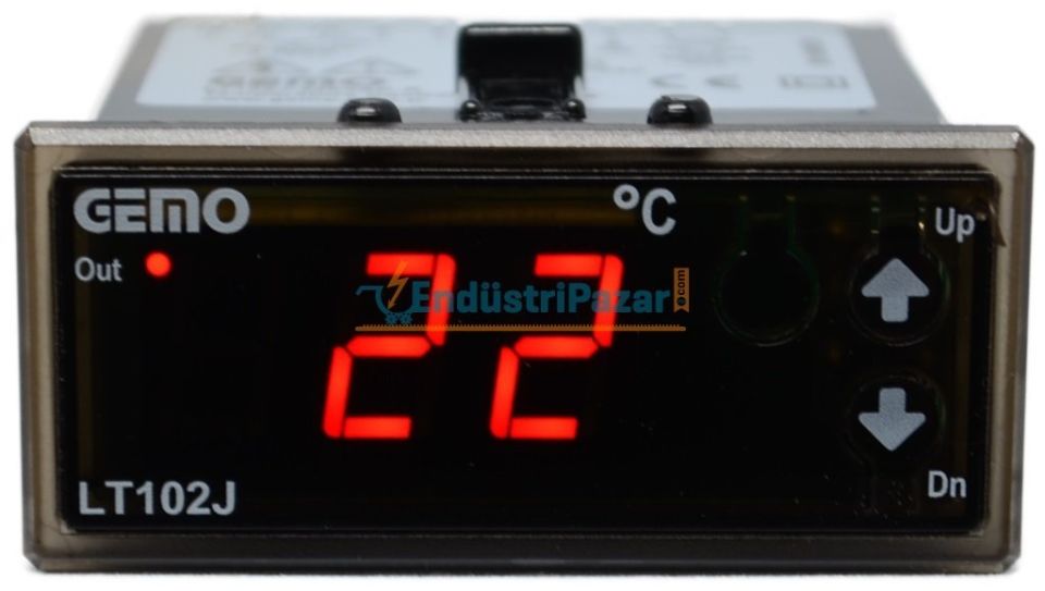 LT102J-230VAC-R ISITMA/SOĞUTMA KONTROLLÜ ON/OFF SICAKLIK KONTROL CİHAZI GEMO (ÜRETİMİ DURDULMUŞ ÜRÜN)