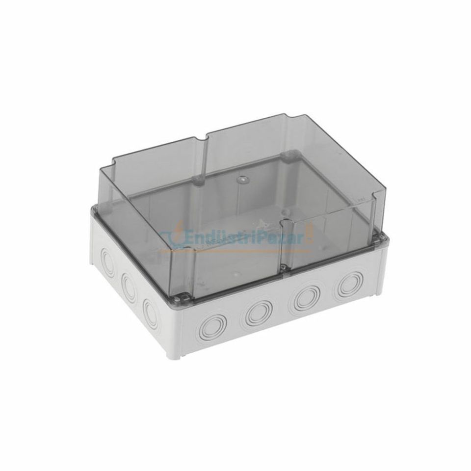 210*290*140mm Termoplastik Buat (Derin Şeffaf Kapak) IP67 40203207 METE ENERJİ