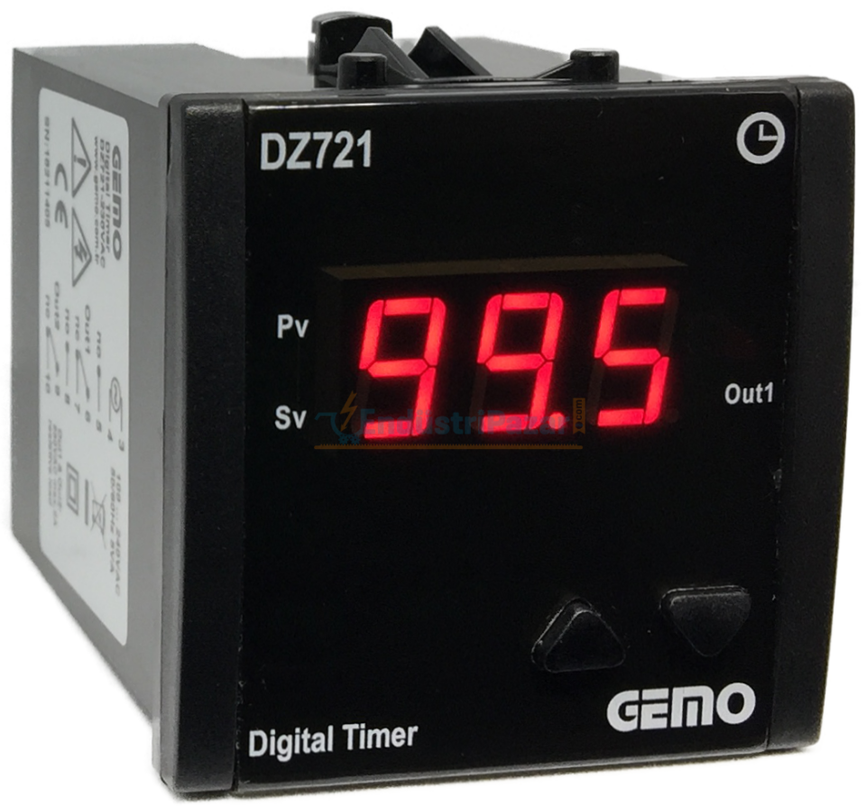 DZ721-230VAC Temel Fonksiyonlu Zaman Rölesi GEMO