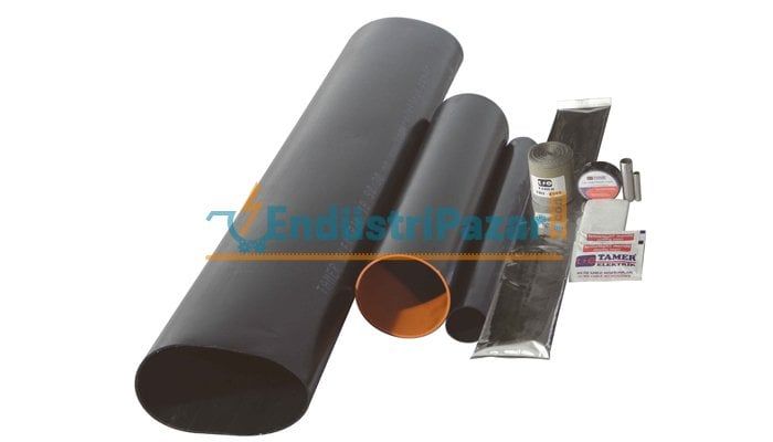 1*35+16 KESİTLİ BAKIR İLETKENLER İÇİN ISI BÜZÜŞMELİ KABLO EK MUFU 3,5-6kV IB6 135 TAMER