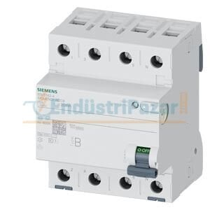 25A, 30mA, Trifaze, Tip B, K, SIQUENCE Serisi Kaçak Akım Koruma Rölesi 5SV3342-4 SİEMENS