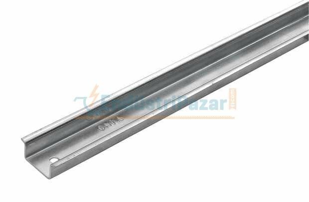 35*15 Düz Galvaniz Kaplamalı Montaj Rayı 1mt 1100100 ONKA-4232 ONKA