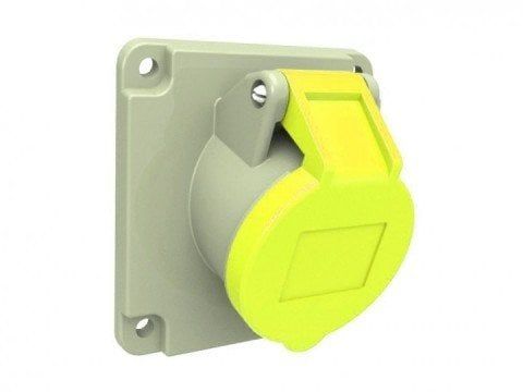 3*16A 110V EĞİK MAKİNE PRİZİ CEE NORM 2P+E IP44 BC1-1303-2420 BEMİS