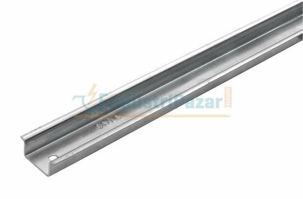 35*15 Düz Galvaniz Kaplamalı Montaj Rayı 2mt 1100101 ONKA-4233 ONKA