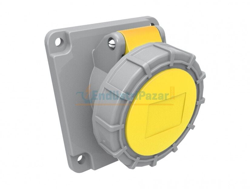 3*16A 110V 45° Eğik Makine Priz IP67 BC1-1303-7420 BEMİS