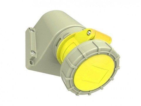 3*16A 110V EĞİK DUVAR PRİZİ CEE NORM 2P+E IP67 BC1-1303-7535 BEMİS