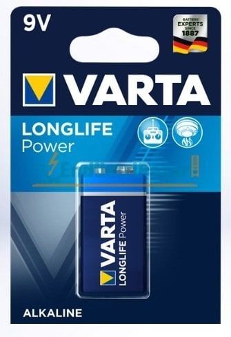 LONGLIFE ALKALINE 9V PİL VARTA
