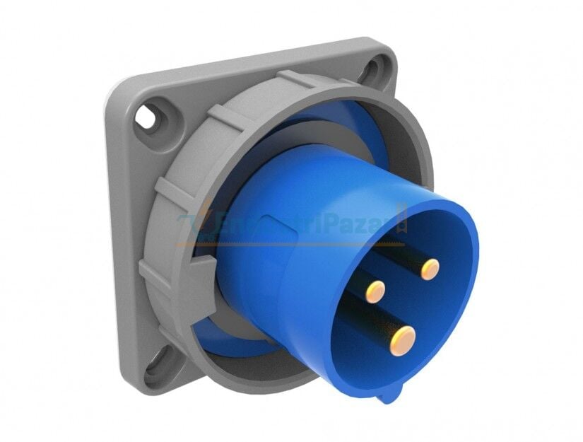 3*16A 220V Makine Fişi IP67 BC1-1403-7114 BEMİS