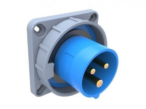 3*16A 220V MAKİNE FİŞİ CEE NORM 2P+E IP67 BC1-1403-7114 BEMİS