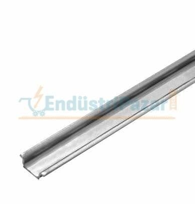 15*5,5 Düz Galvaniz Kaplamalı Montaj Rayı 1mt 1100110 ONKA-4247 ONKA