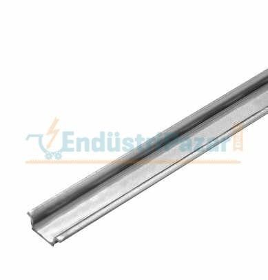 15*5,5 Düz Galvaniz Kaplamalı Montaj Rayı 1mt 1100110 ONKA-4247 ONKA