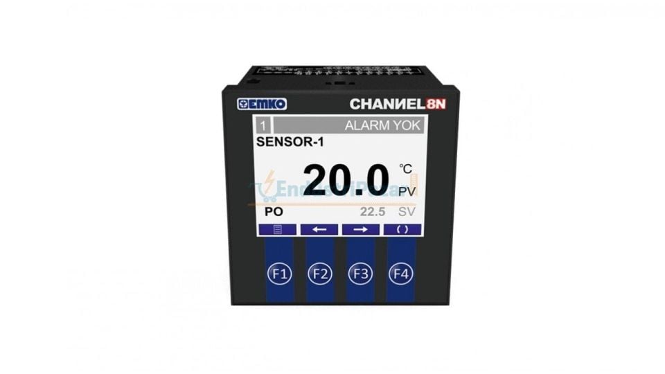 Channel8-N.1.R24U 8 Kanal Sıcaklık Tarayıcı EMKO