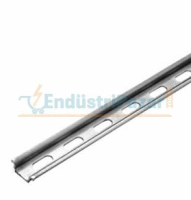 15*5,5 Delikli Galvaniz Kaplamalı Montaj Rayı 1mt 1100115 ONKA-4252 ONKA
