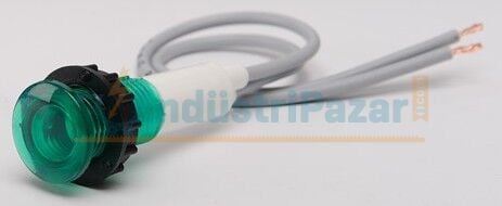 LED'li 24VAC/DC Yeşil 10mm Sinyal S100LY2 EMAS