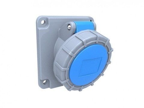 3*16A 220V EĞİK MAKİNE PRİZİ CEE NORM 2P+E IP67 BC1-1403-7420 BEMİS