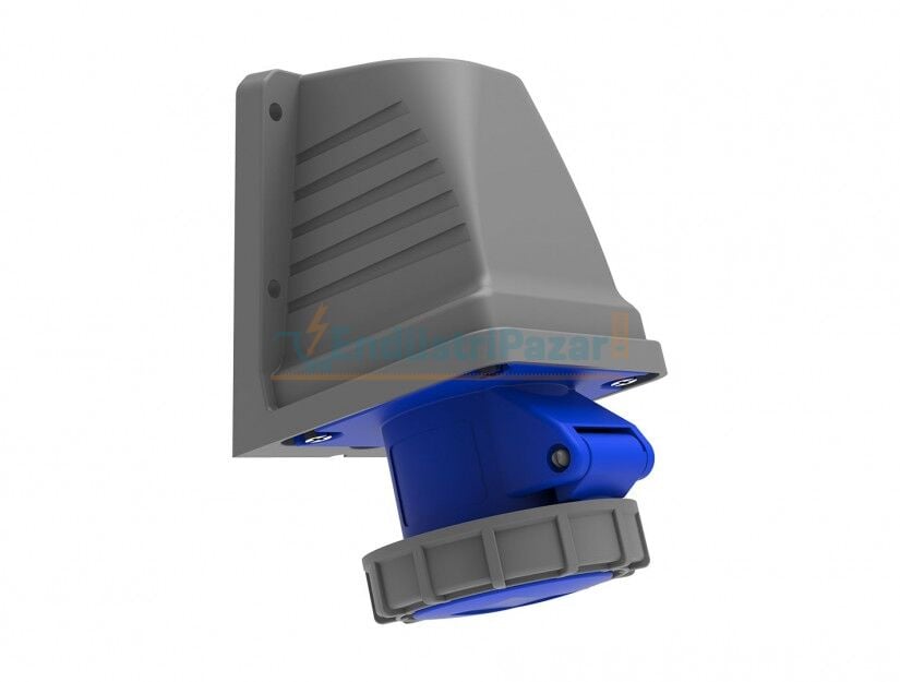 3*16A 220V 90° Eğik Duvar Priz IP67 BC1-1403-7535 BEMİS
