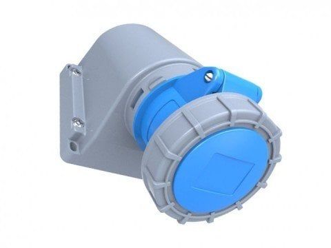 3*16A 220V EĞİK DUVAR PRİZİ CEE NORM 2P+E IP67 BC1-1403-7535 BEMİS