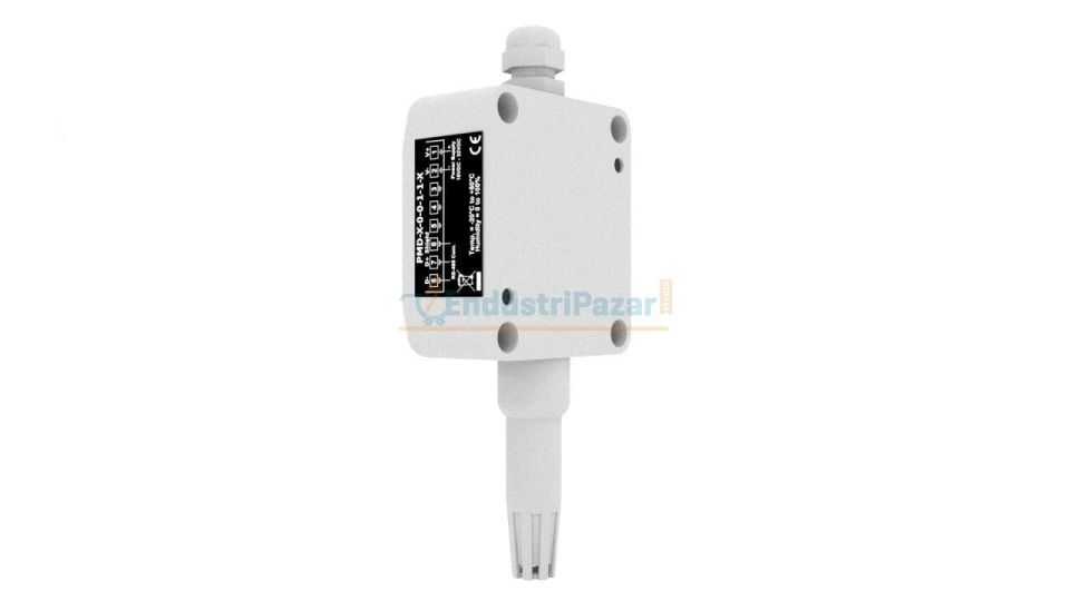 PMDL-W-H1/T1.1.0.0 Duvar Tipi Analog 0-10Vdc 16...32Vdc Nem + Sıcaklık Sensörü PRONEM MİDİ LCD EMKO